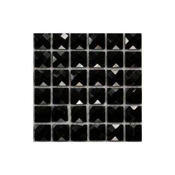 Dell' Arte BLACK POINT DIAMOND Mozaika szklana poler 300x300 15mmx15mm